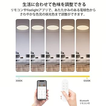 Amazon.co.jp: 【Yeelight】LEDスマートシーリングライト スマホ